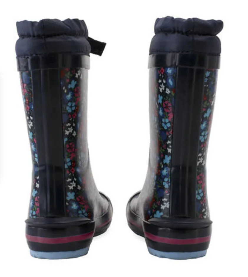 Start Rite Little Puddle Navy Floral