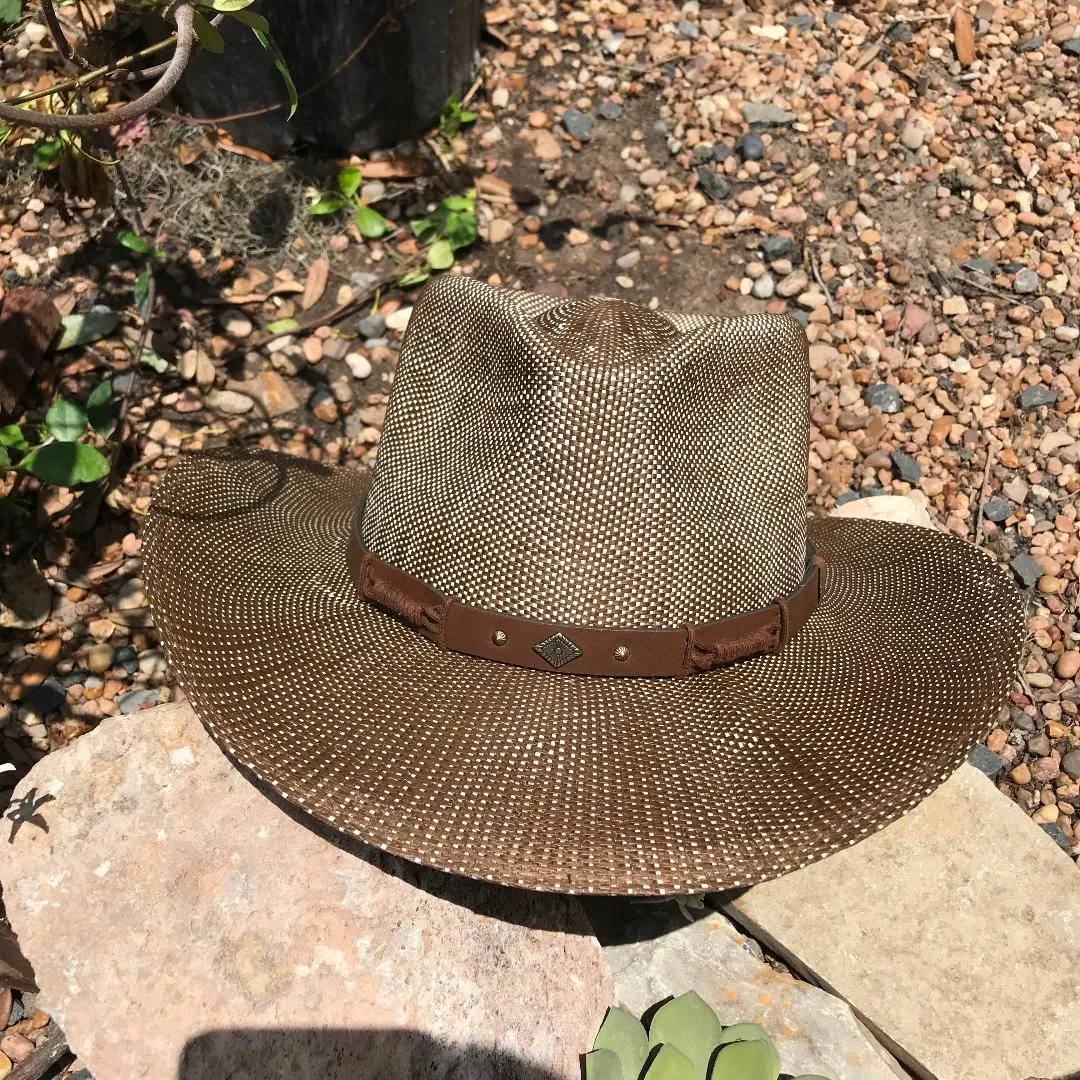 Stetson Jensen Wide Brim Outdoor Straw Hat
