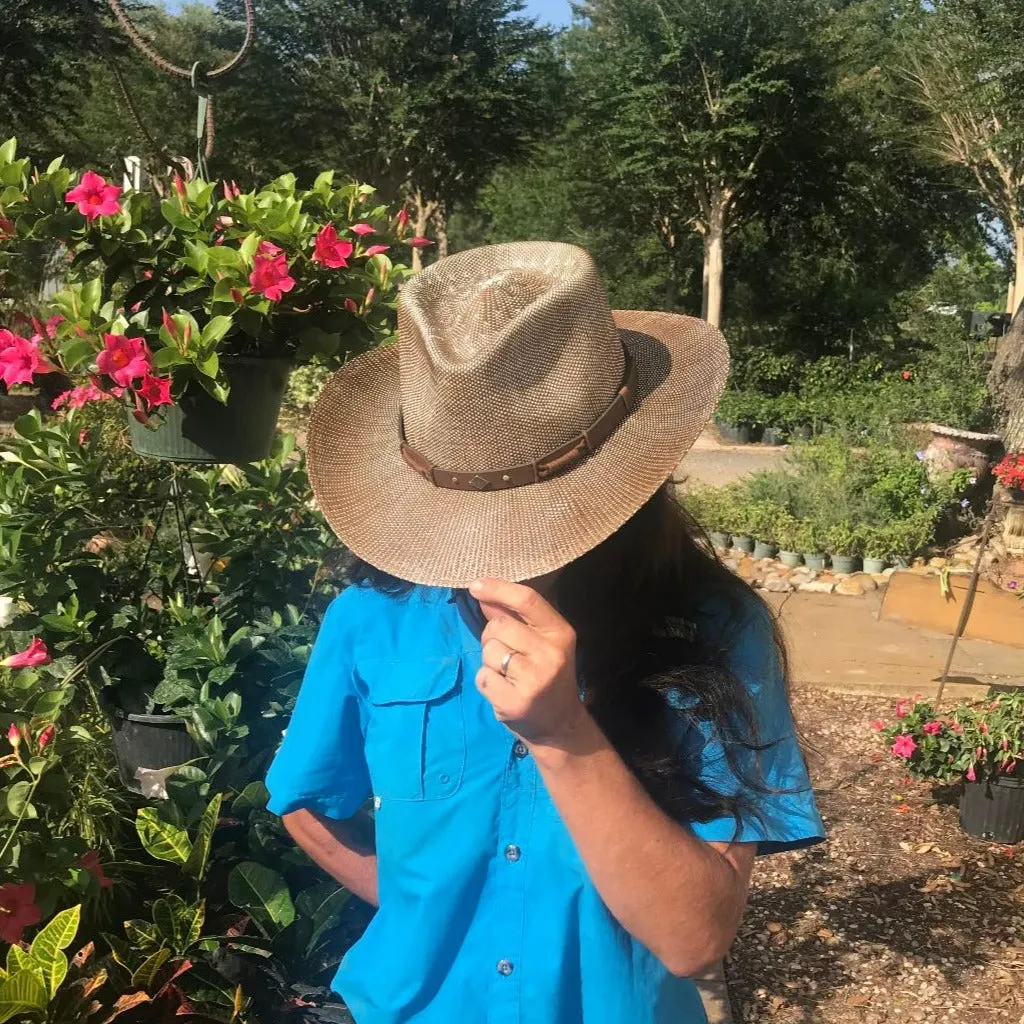 Stetson Jensen Wide Brim Outdoor Straw Hat