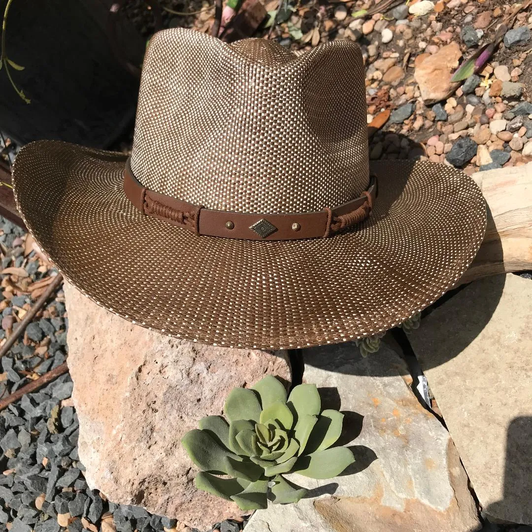 Stetson Jensen Wide Brim Outdoor Straw Hat