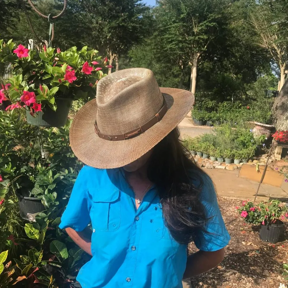 Stetson Jensen Wide Brim Outdoor Straw Hat