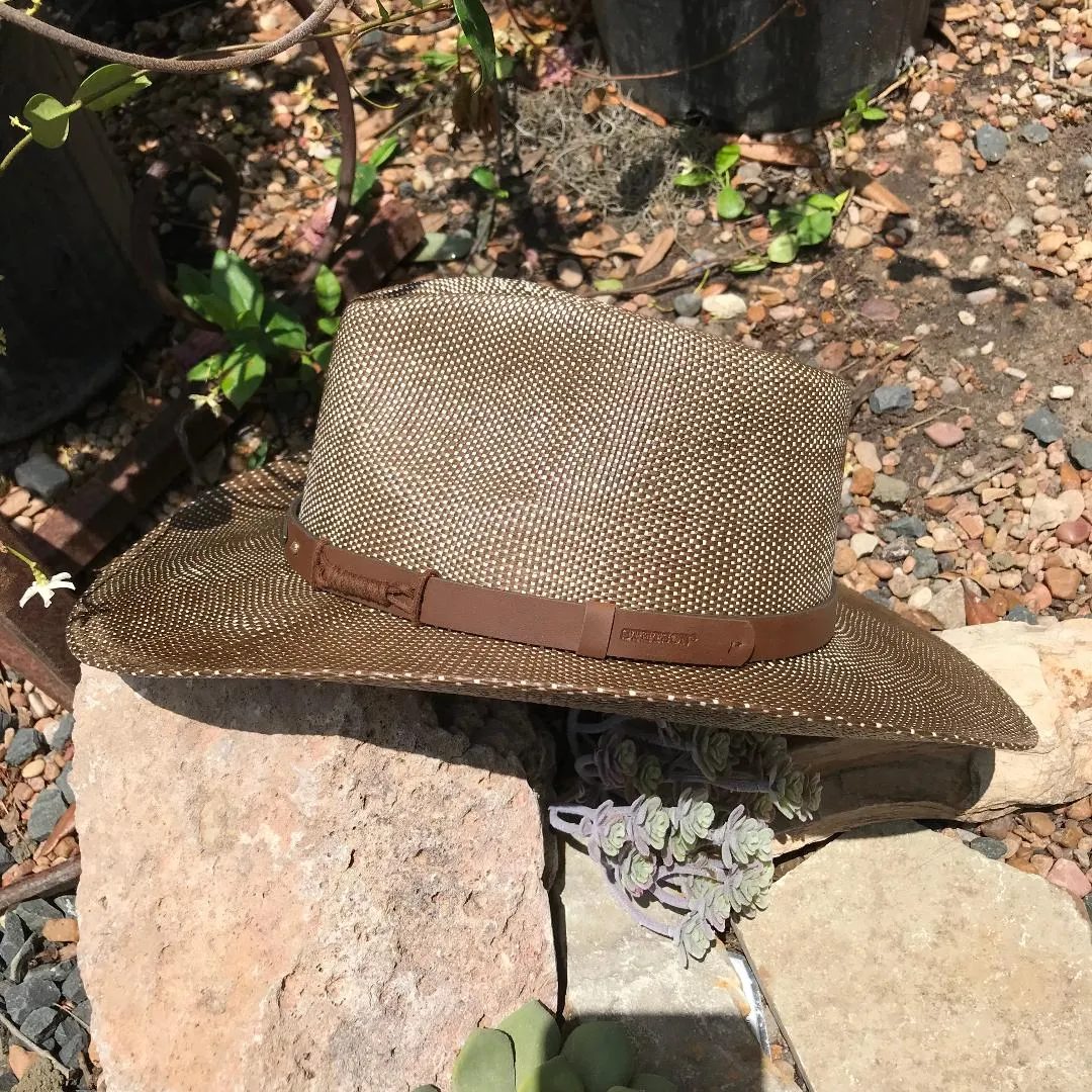 Stetson Jensen Wide Brim Outdoor Straw Hat