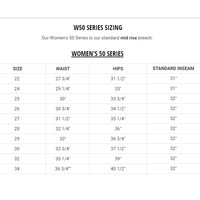 Struck Women's "50 Series" Breeches