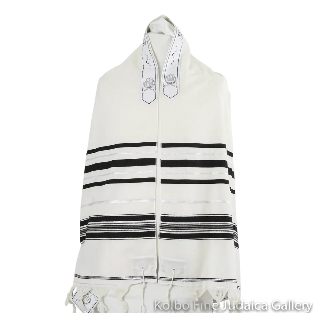 Tallit, Wool with Lurex