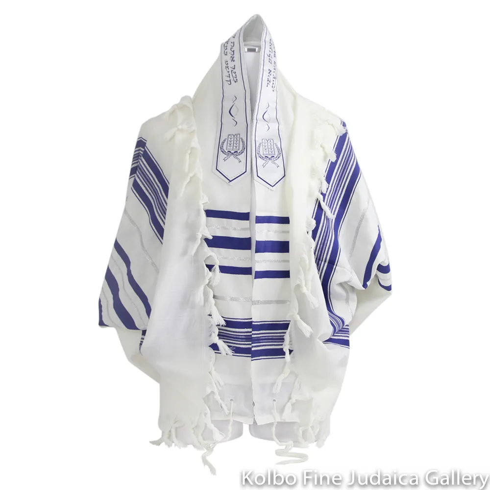 Tallit, Wool with Lurex
