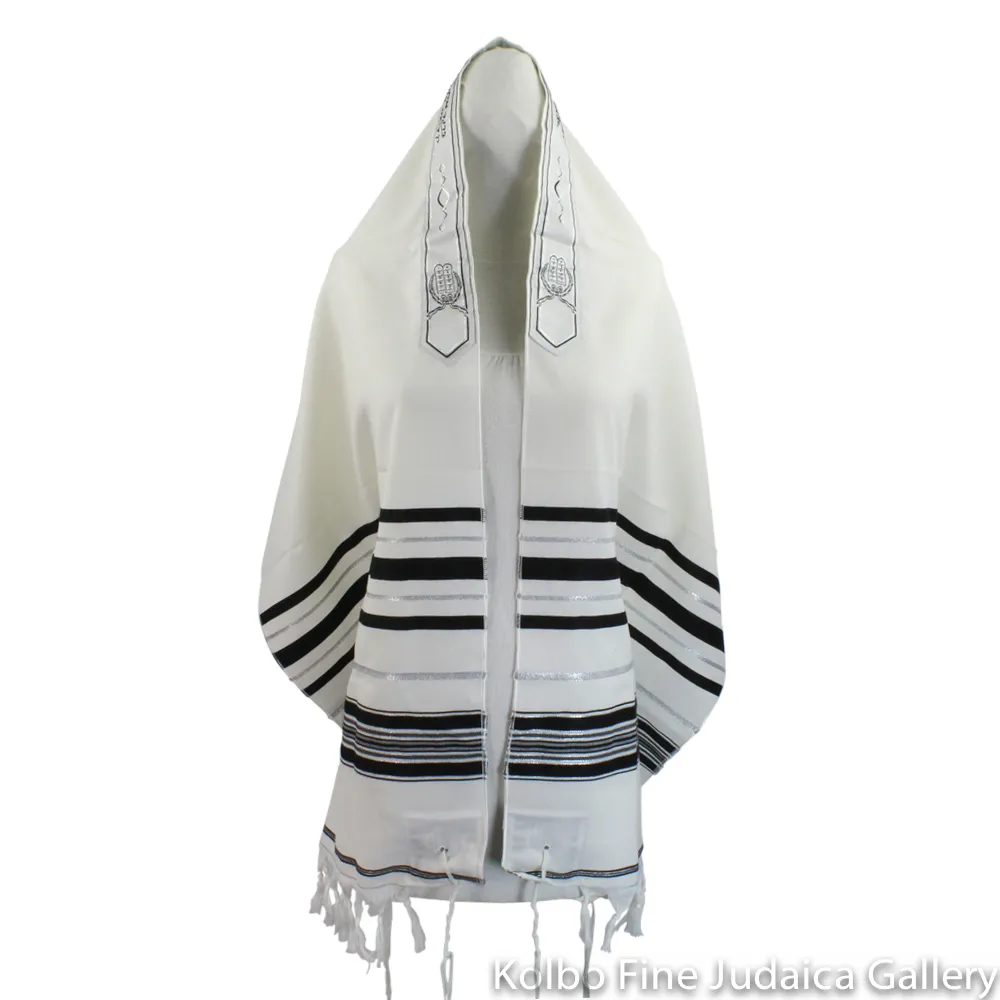 Tallit, Wool with Lurex