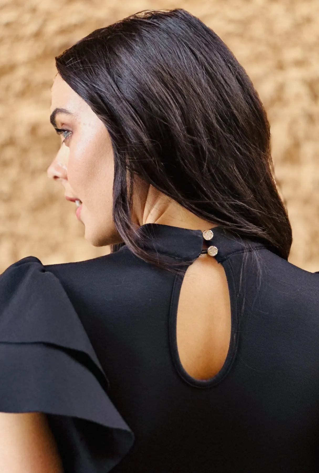 The Keyhole Bodysuit - Onyx