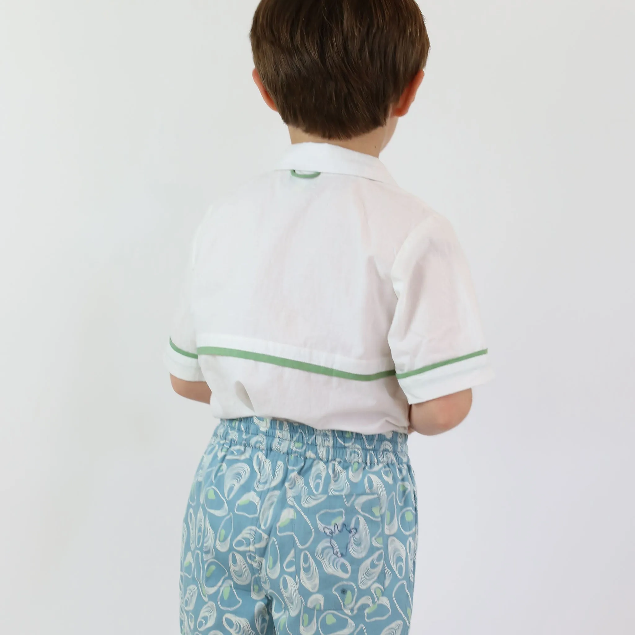 The Sea Shirt - Cloud with Grass Trim