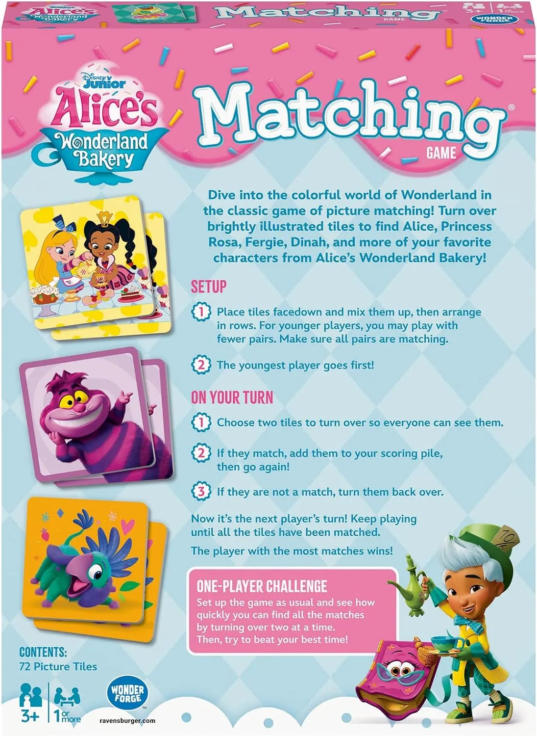 ThinkFun Matching Alice's Wonderland Bakery