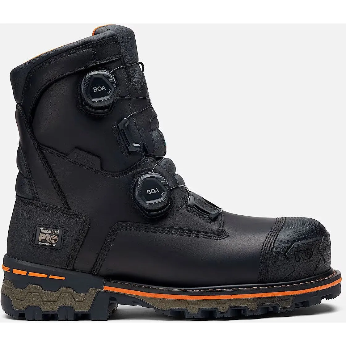 Timberland Pro Men's BOA Boondock 8" Composite Toe WP Work Boot- Black- TB0A67B3W02
