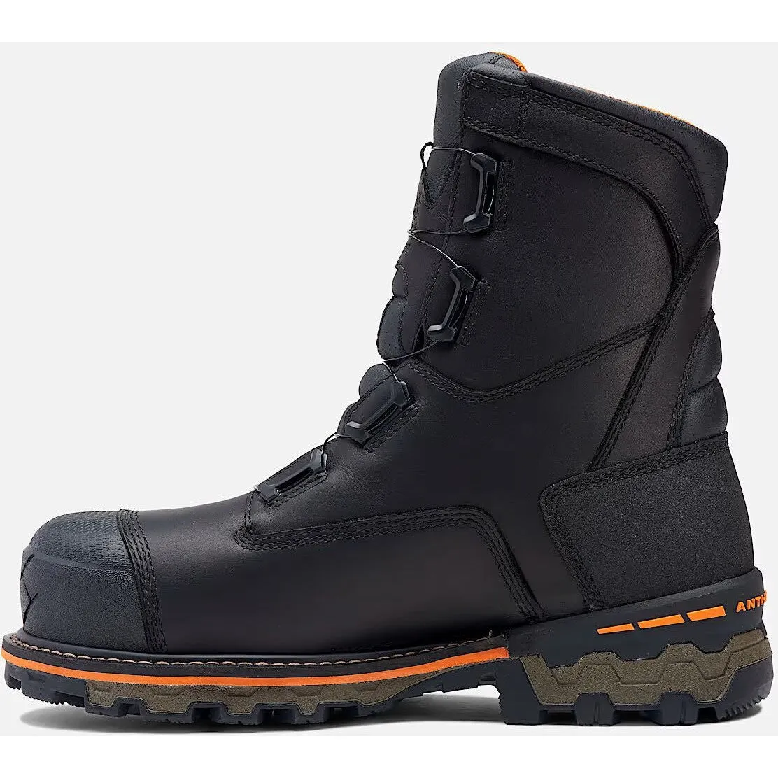 Timberland Pro Men's BOA Boondock 8" Composite Toe WP Work Boot- Black- TB0A67B3W02