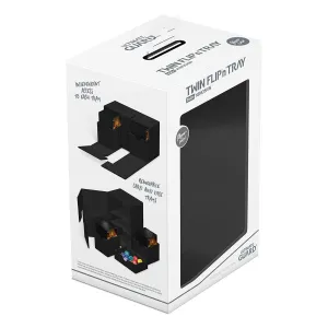 Ultimate Guard Flip n Tray 160  XenoSkin Monocolor Black Deck Box