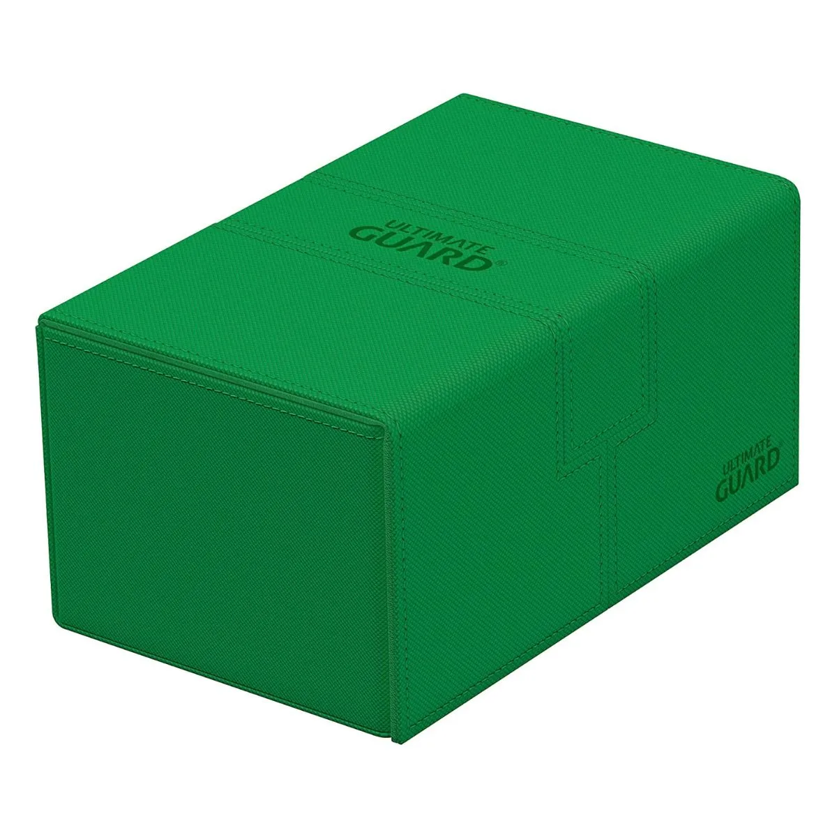 Ultimate Guard Flip n Tray 160  XenoSkin Monocolor Green Deck Box
