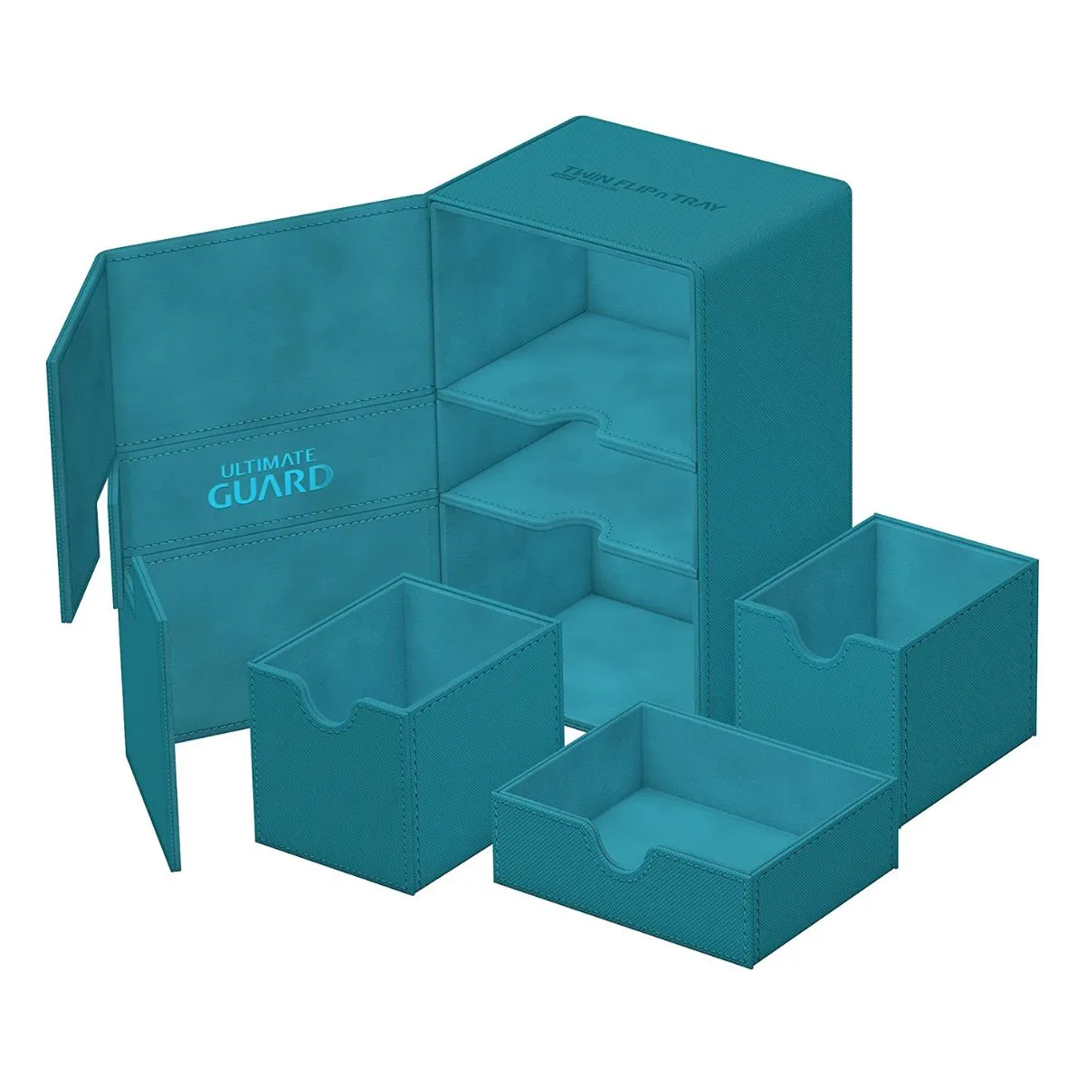 Ultimate Guard Flip n Tray 160  XenoSkin Monocolor Petrol Deck Box