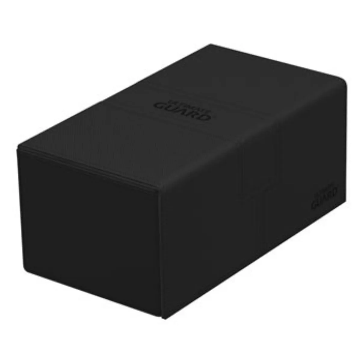 Ultimate Guard Twin Flip n Tray 200  XenoSkin Monocolor Black Deck Box
