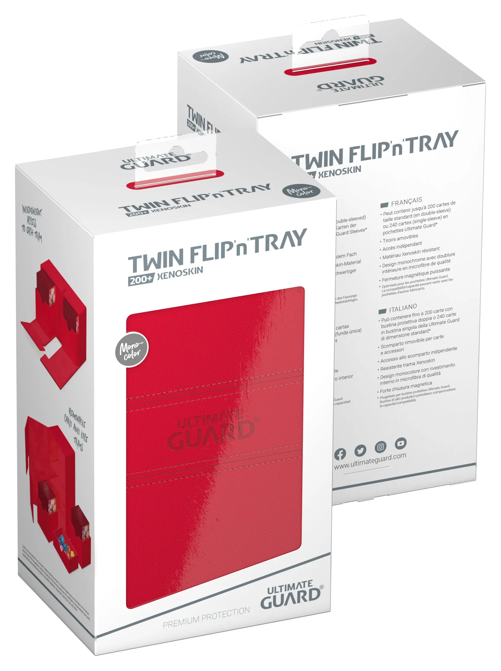 Ultimate Guard Twin Flip ‘n’ Tray Deck Case Monocolour 200 
