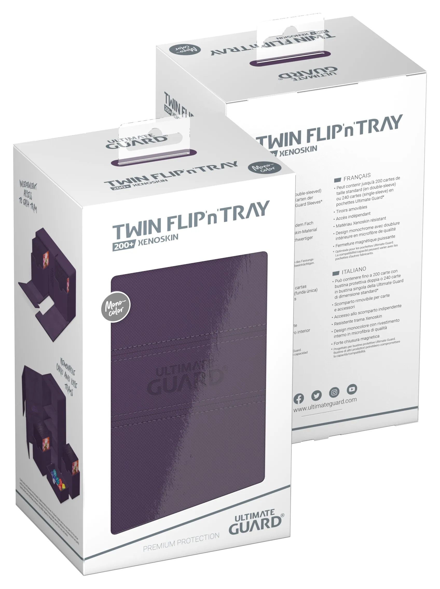 Ultimate Guard Twin Flip ‘n’ Tray Deck Case Monocolour 200 