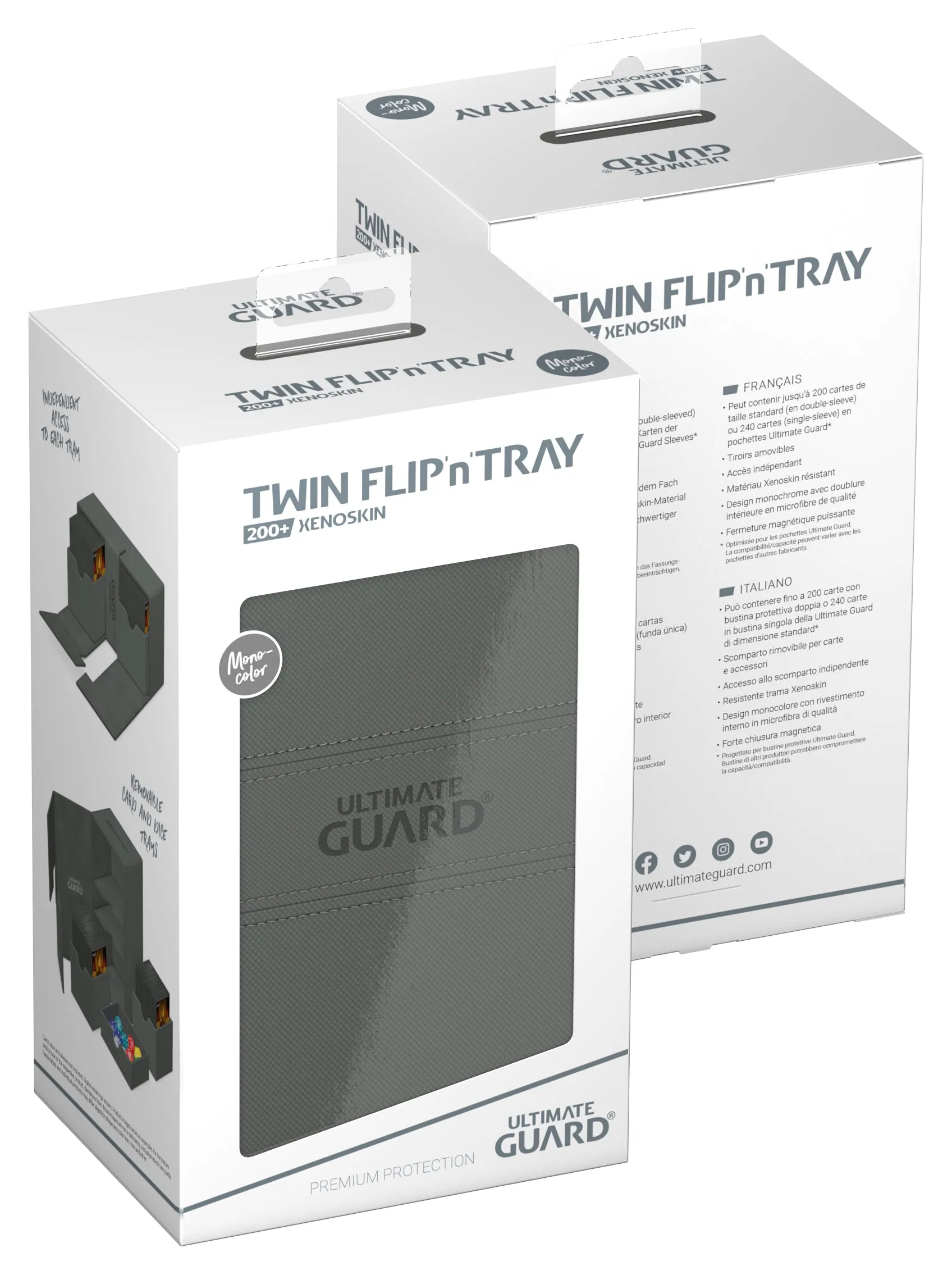 Ultimate Guard Twin Flip ‘n’ Tray Deck Case Monocolour 200 