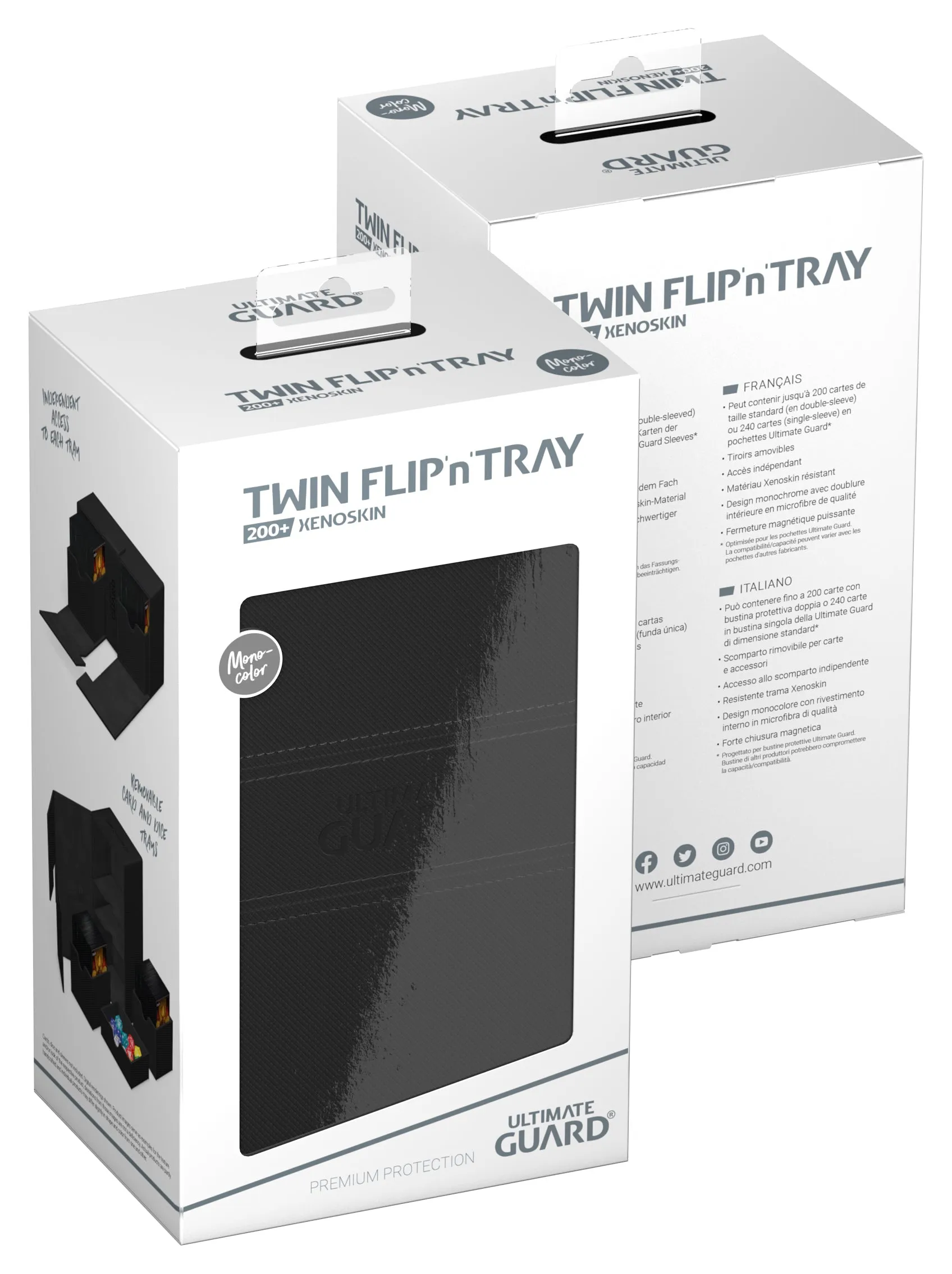 Ultimate Guard Twin Flip ‘n’ Tray Deck Case Monocolour 200 