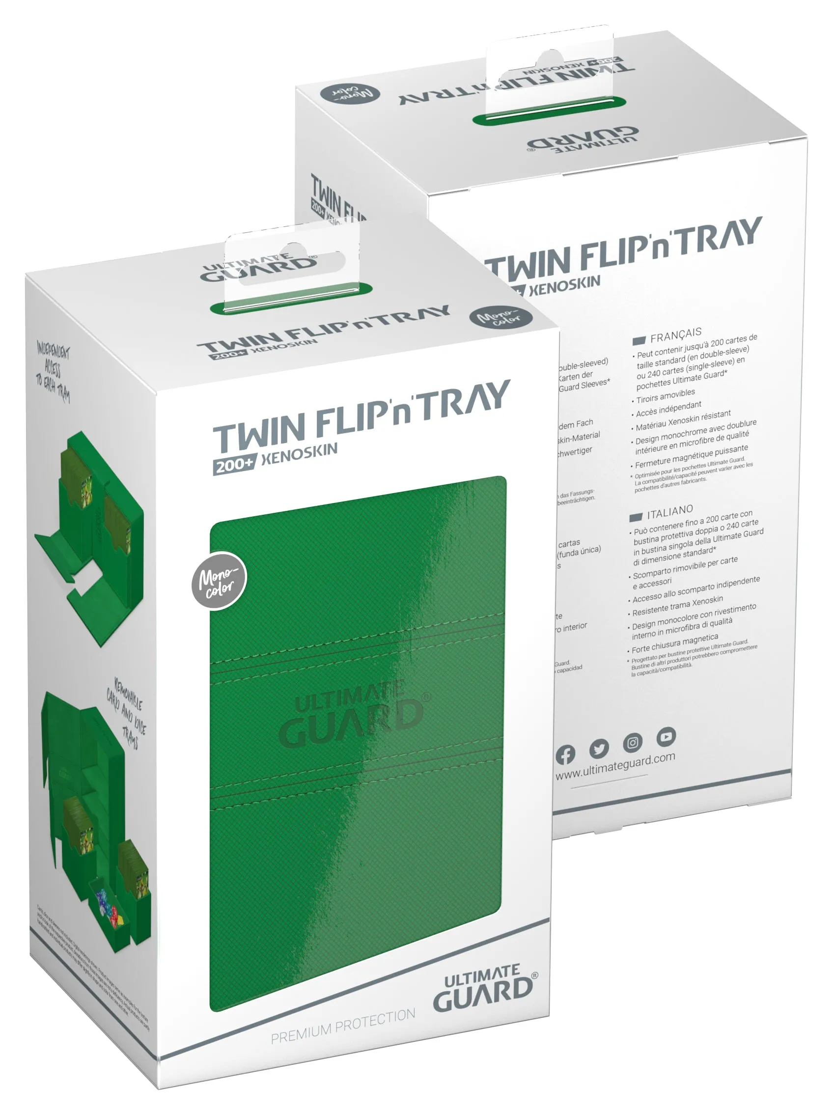 Ultimate Guard Twin Flip ‘n’ Tray Deck Case Monocolour 200 
