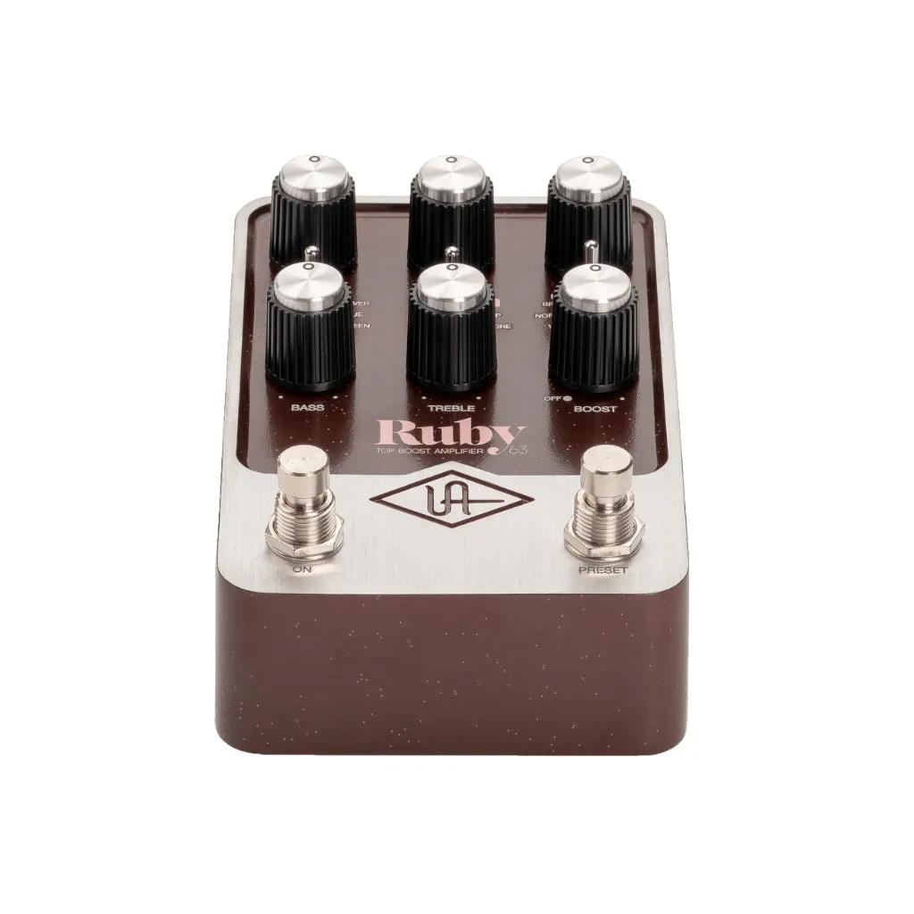 Universal Audio UAFX Ruby 63 Instrument Top Boost Amp Effects Pedal