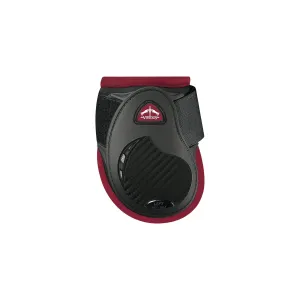 Veredus Young Jump Vento Fetlock Boot - Black/Bordeaux
