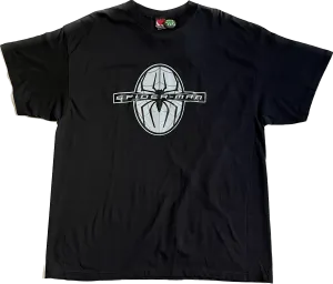 Vintage '02 Spider-Man Logo Black Graphic Tee Deadstock