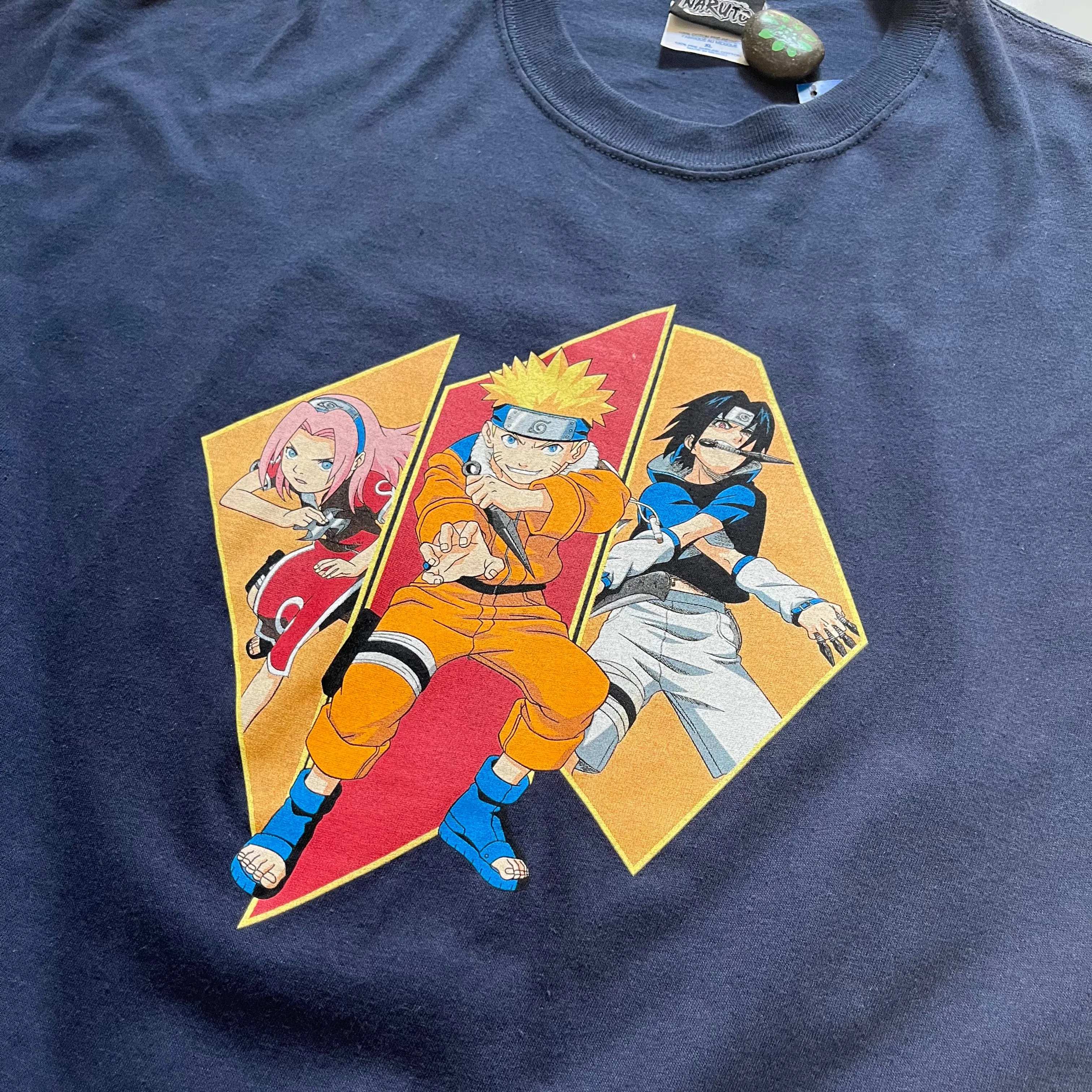 Vintage Y2K '02 Naruto Shippuden Team Blue Anime Tee