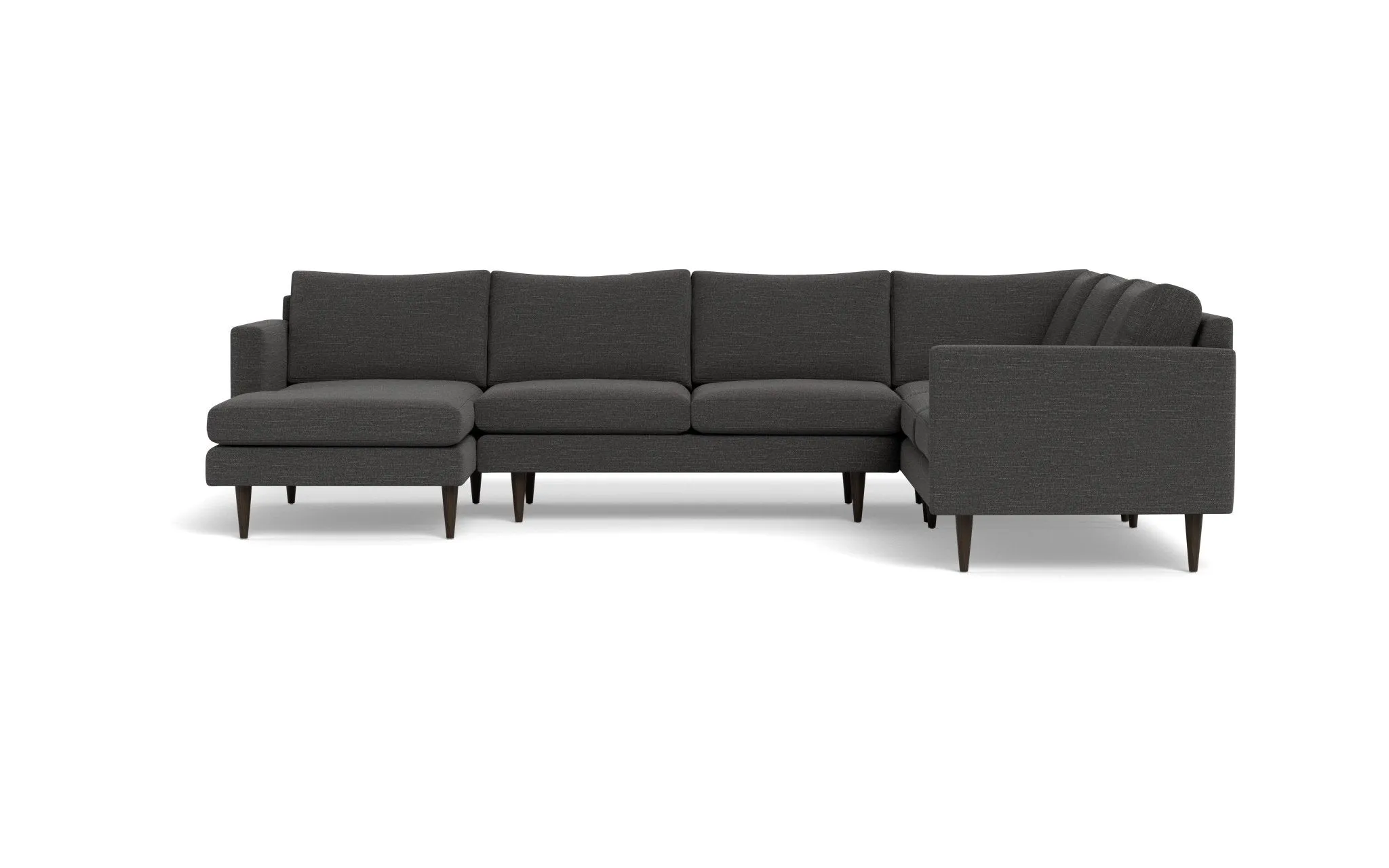 Wallace 131" Untufted Corner Sectionals w. Left Chaise