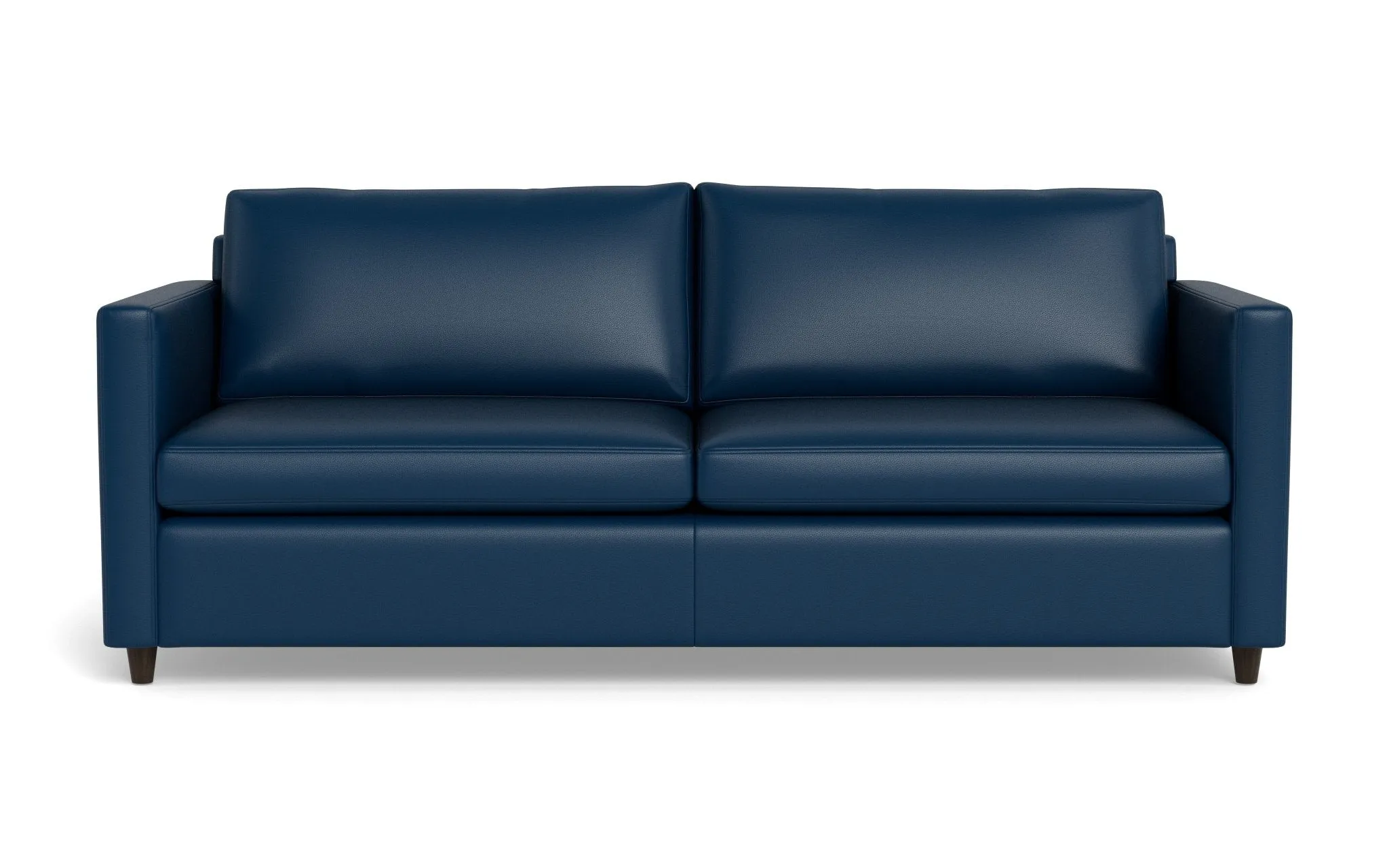 Wallace 52" Leather Untufted Twin Sleeper Sofa