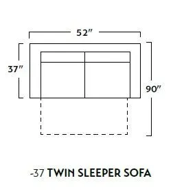 Wallace 52" Twin Sleeper Sofa