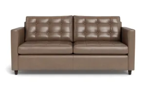 Wallace 74" Leather Queen Sleeper Sofa