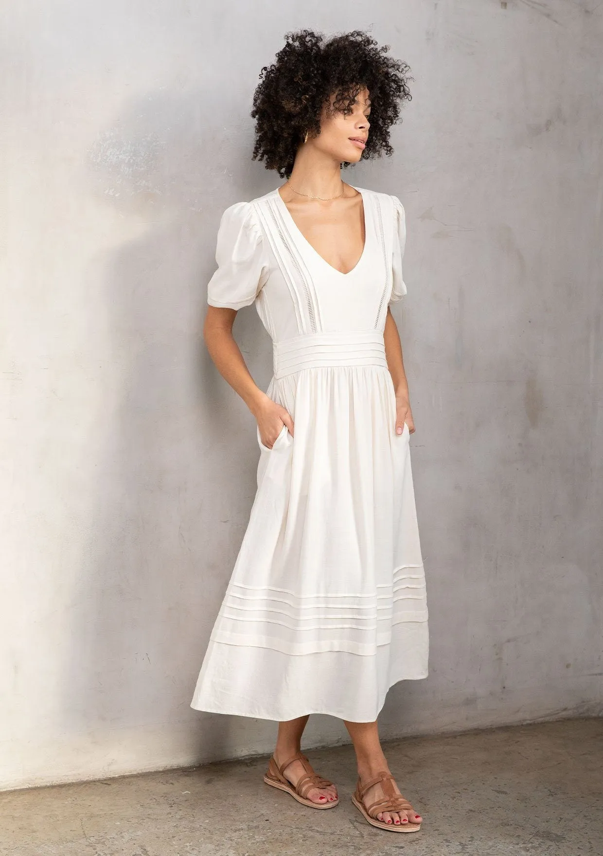 Winslow Puff Sleeve Maxi Dress