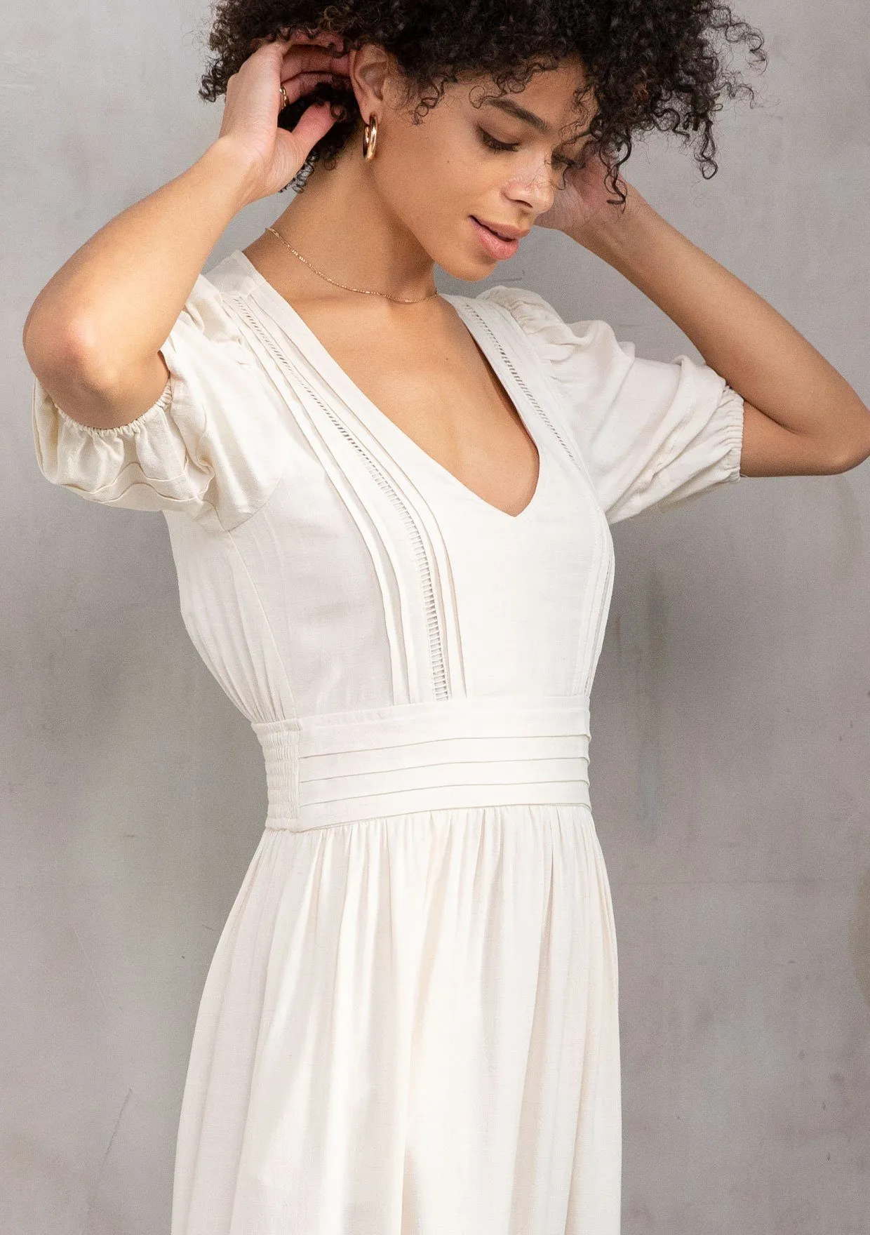 Winslow Puff Sleeve Maxi Dress