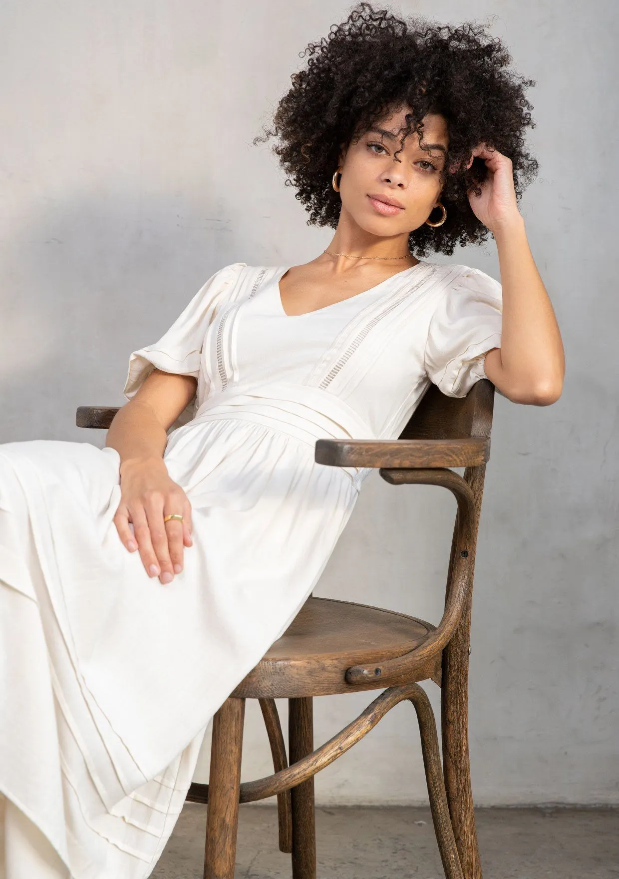 Winslow Puff Sleeve Maxi Dress