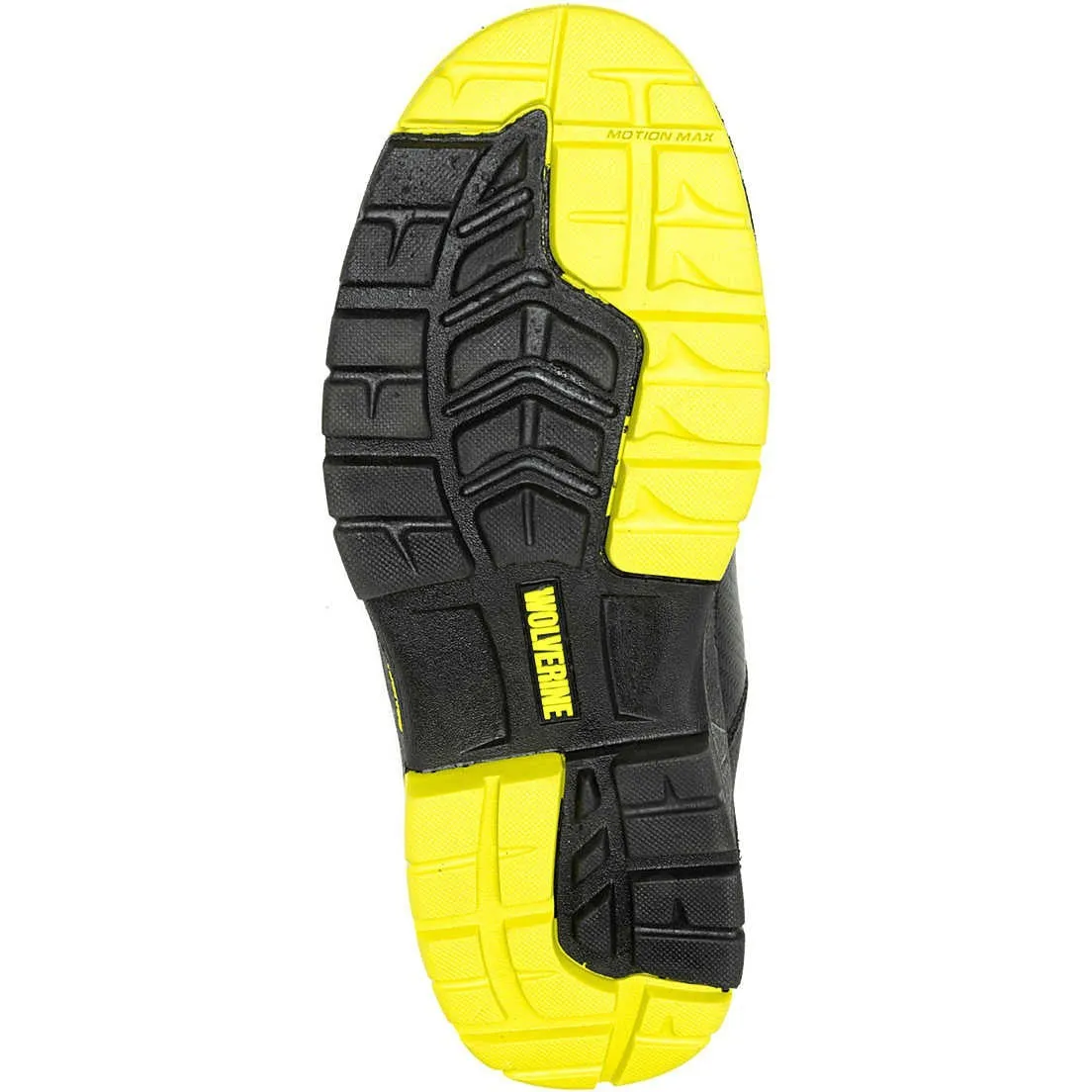 Wolverine Men's Overpass 6" Safety Toe WP Composite Toe Work Boot -Black- W241171