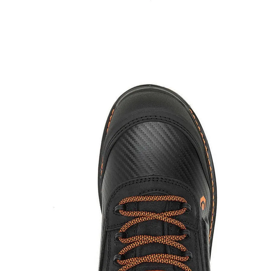 Wolverine Men's Overpass 6" Safety Toe WP Composite Toe Work Boot -Black- W241180