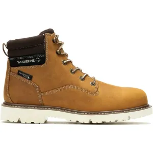 Wolverine Men's Revival 6" Soft Toe WP Work Boot - Wheat - W240008