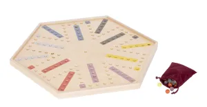 Wooden Aggravation and  4 Way Checkers Marble Game
