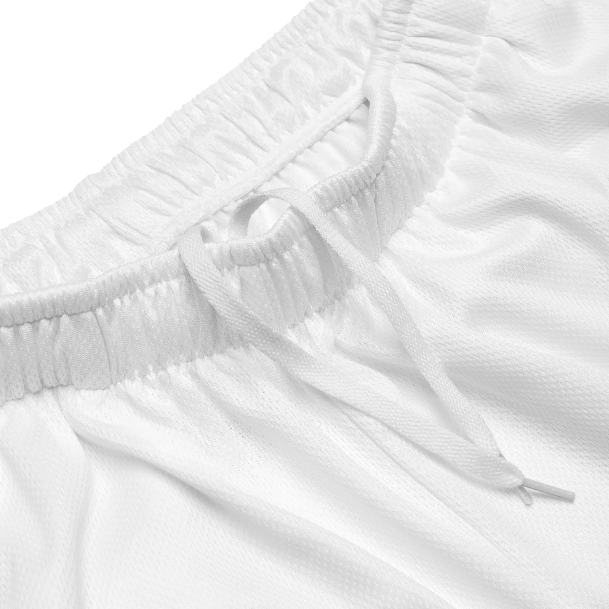 XCLUSIF POETIX WHITE Unisex mesh shorts
