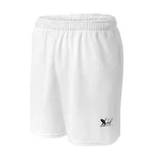 XCLUSIF POETIX WHITE Unisex mesh shorts