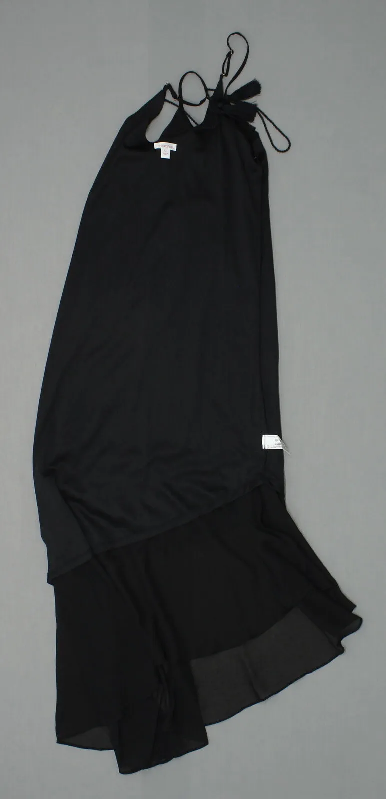 Xhilaration Women's Asymmetrical Maxi Dress Black XS